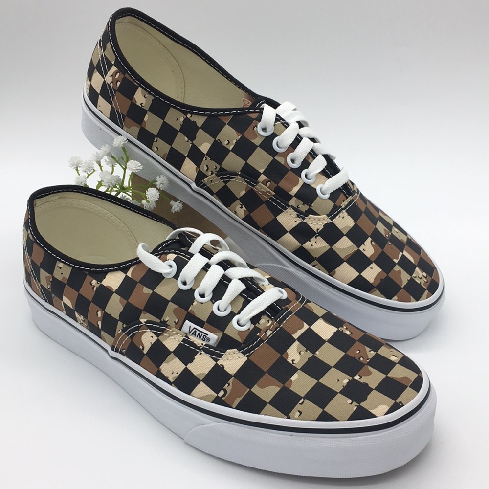 Vans Authentic Checkerboard Cmdsrttrwht Men’s - Picture 2 of 8